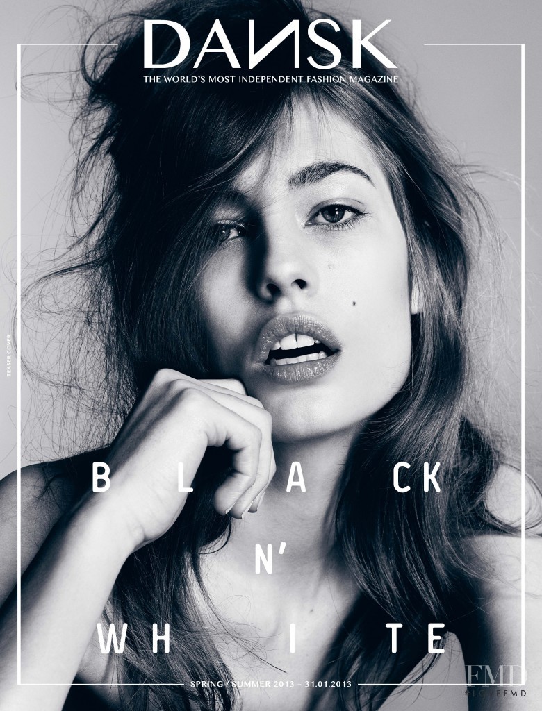 Nadja Bender featured on the DANSK cover from March 2013