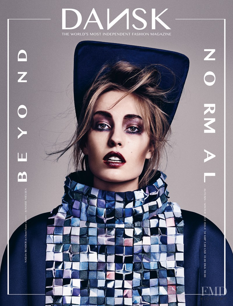 Nadja Bender featured on the DANSK cover from September 2013