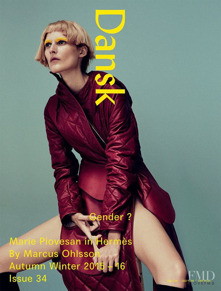 Marie Piovesan featured on the DANSK cover from September 2015