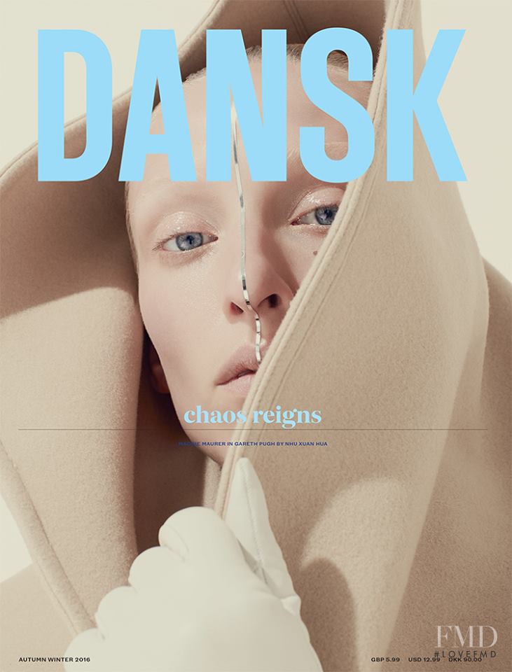 Maggie Maurer featured on the DANSK cover from September 2016