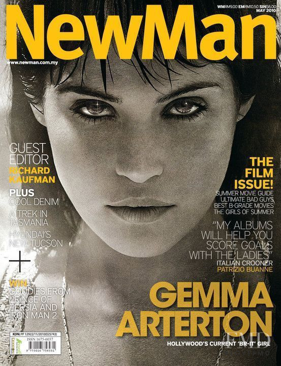 Gemma Arterton featured on the NewMan Malaysia cover from May 2010