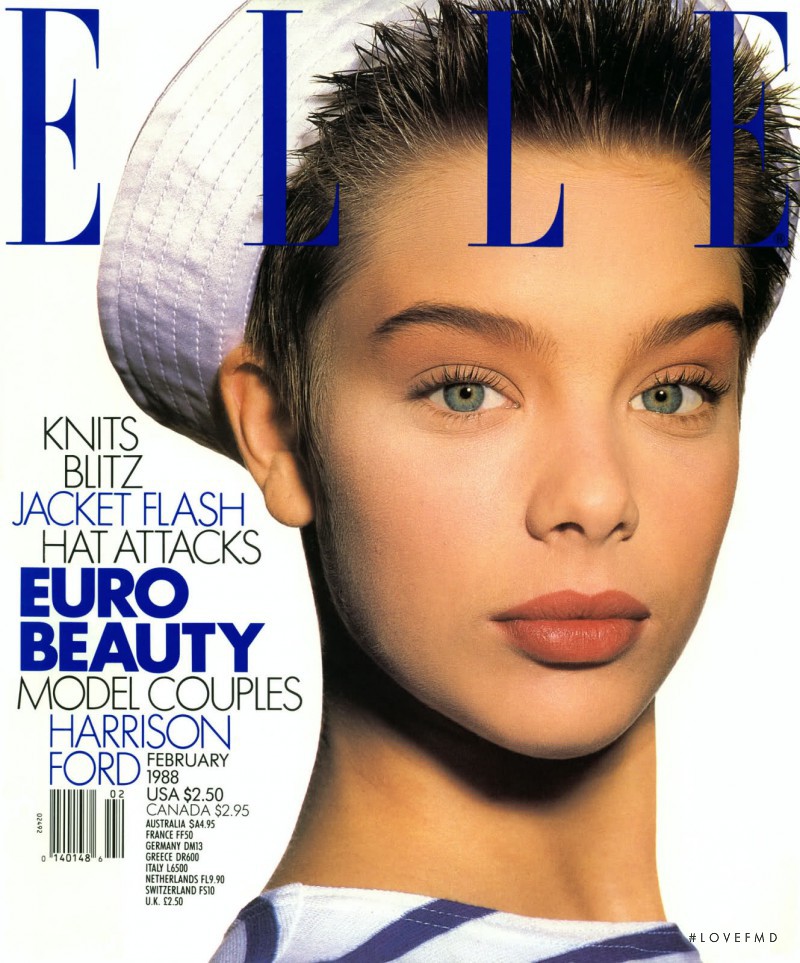 Cover of Elle USA with Sophia Goth, February 1988 (ID:14801)| Magazines ...