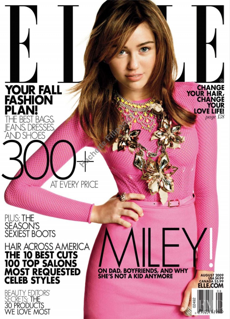  featured on the Elle USA cover from August 2009