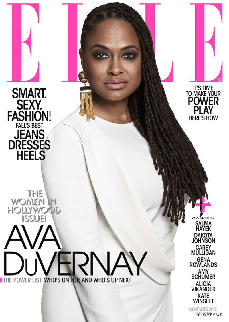 Ava DuVernay featured on the Elle USA cover from November 2015