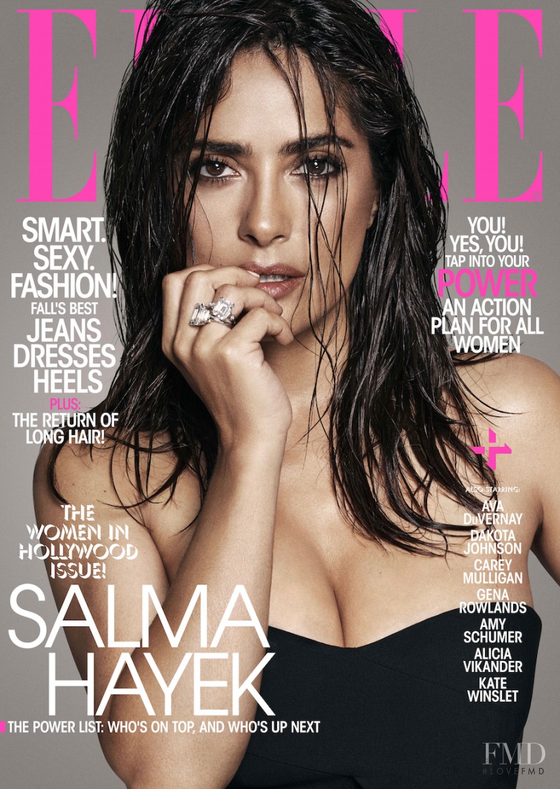 Salma Hayek
 featured on the Elle USA cover from November 2015