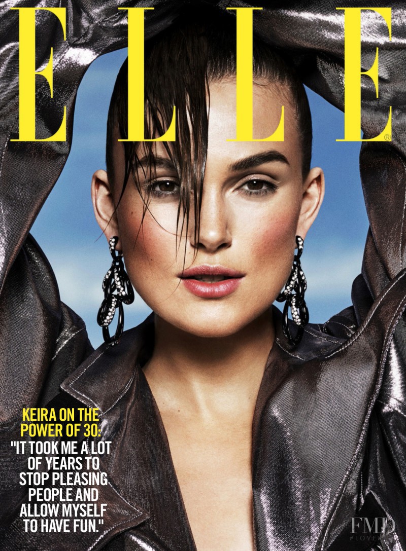 Keira Knightley featured on the Elle USA cover from September 2015