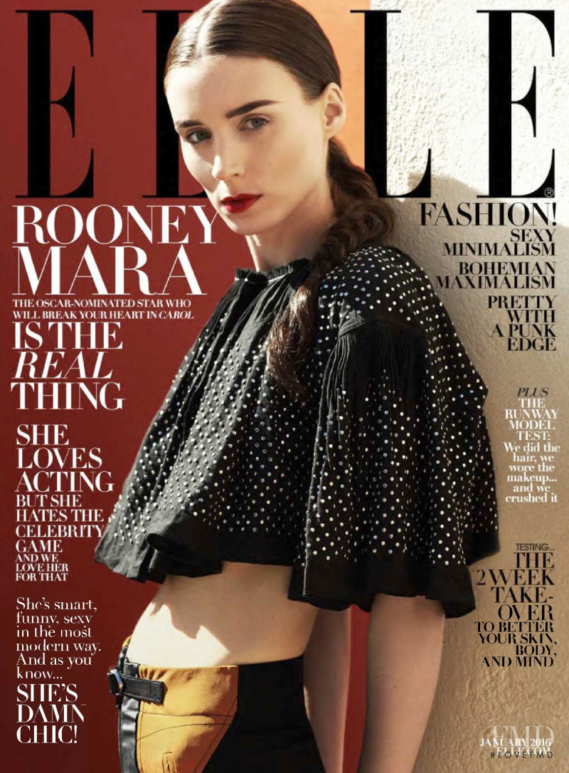  featured on the Elle USA cover from January 2016