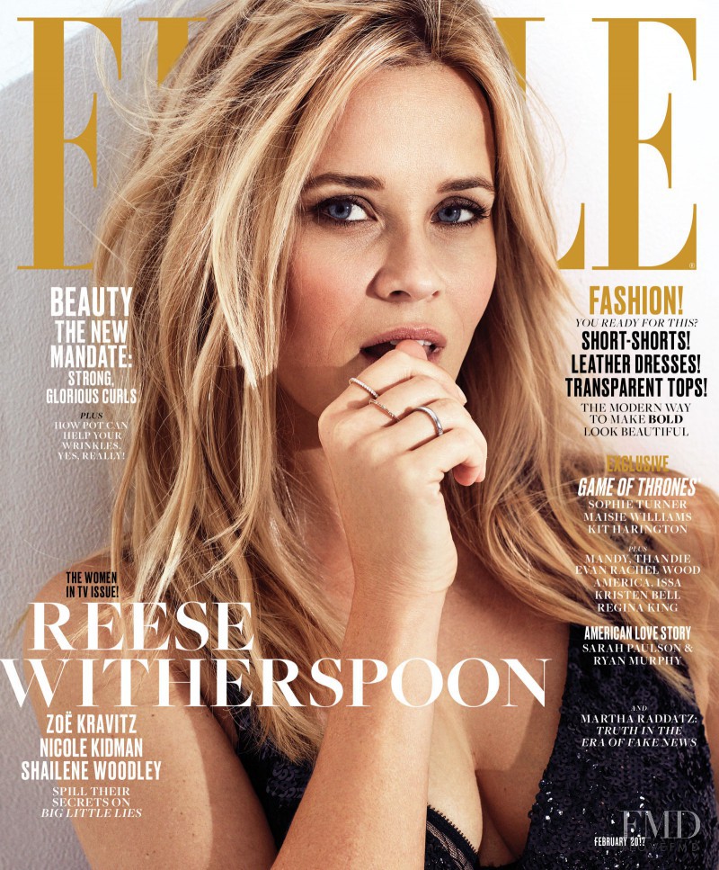  featured on the Elle USA cover from February 2017