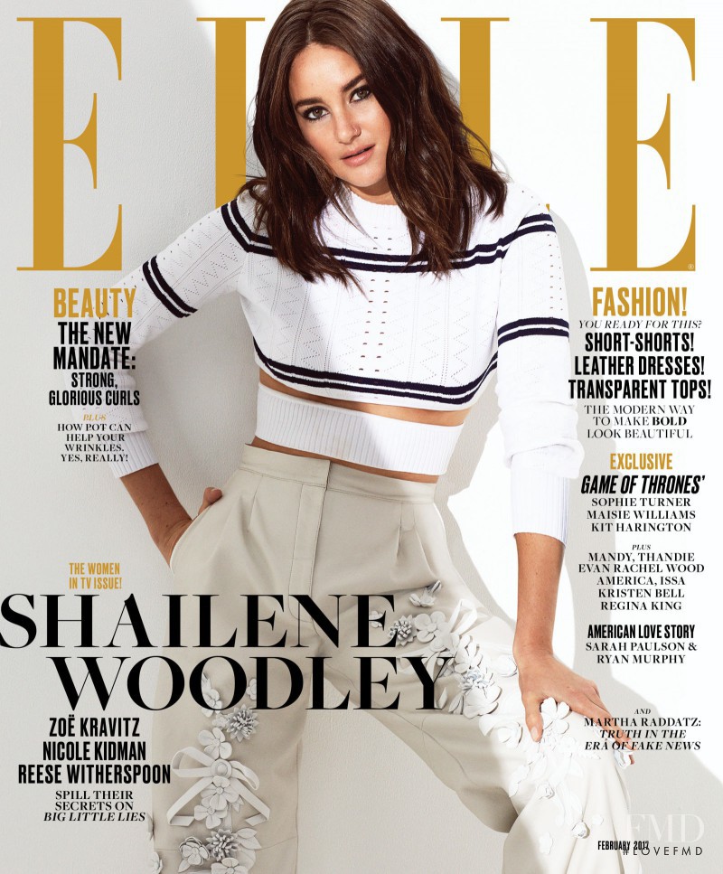  featured on the Elle USA cover from February 2017