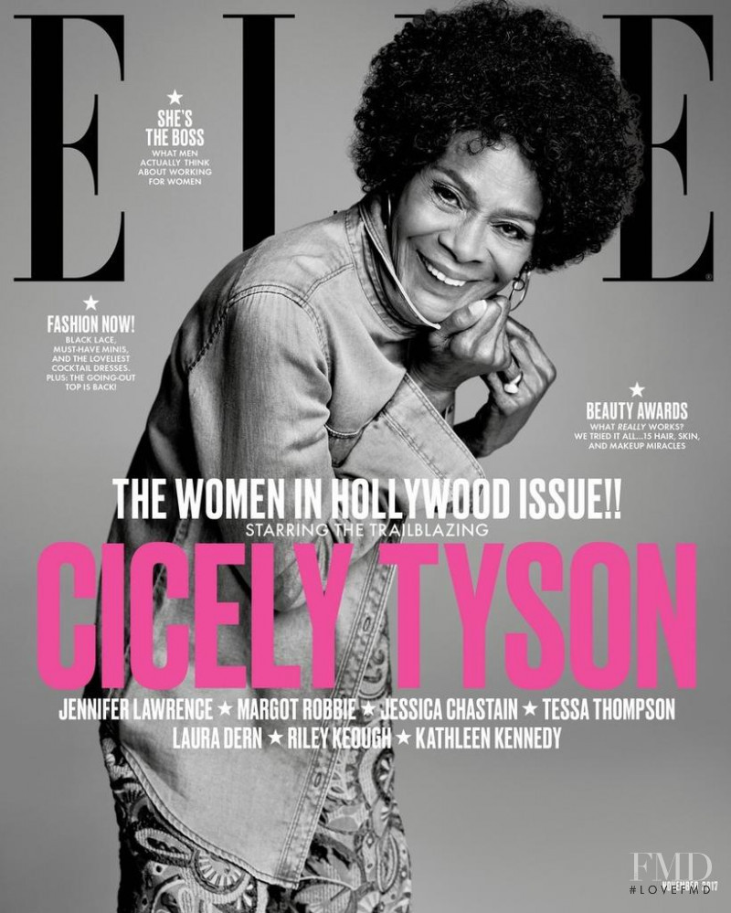  featured on the Elle USA cover from November 2017