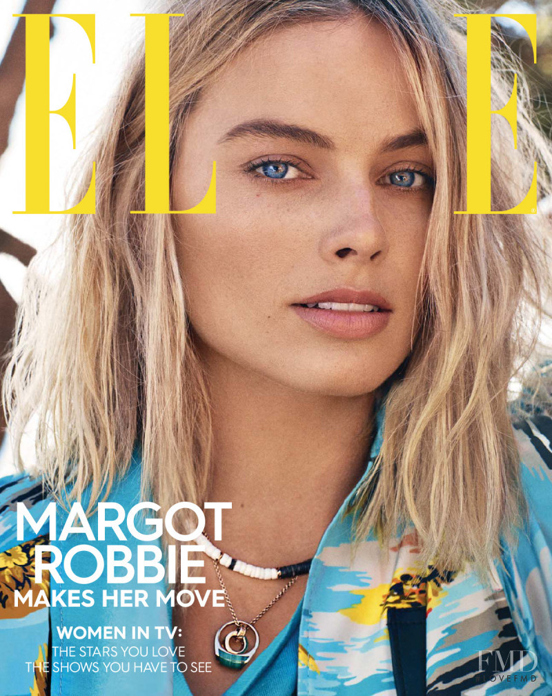 Margot Robbie featured on the Elle USA cover from February 2018