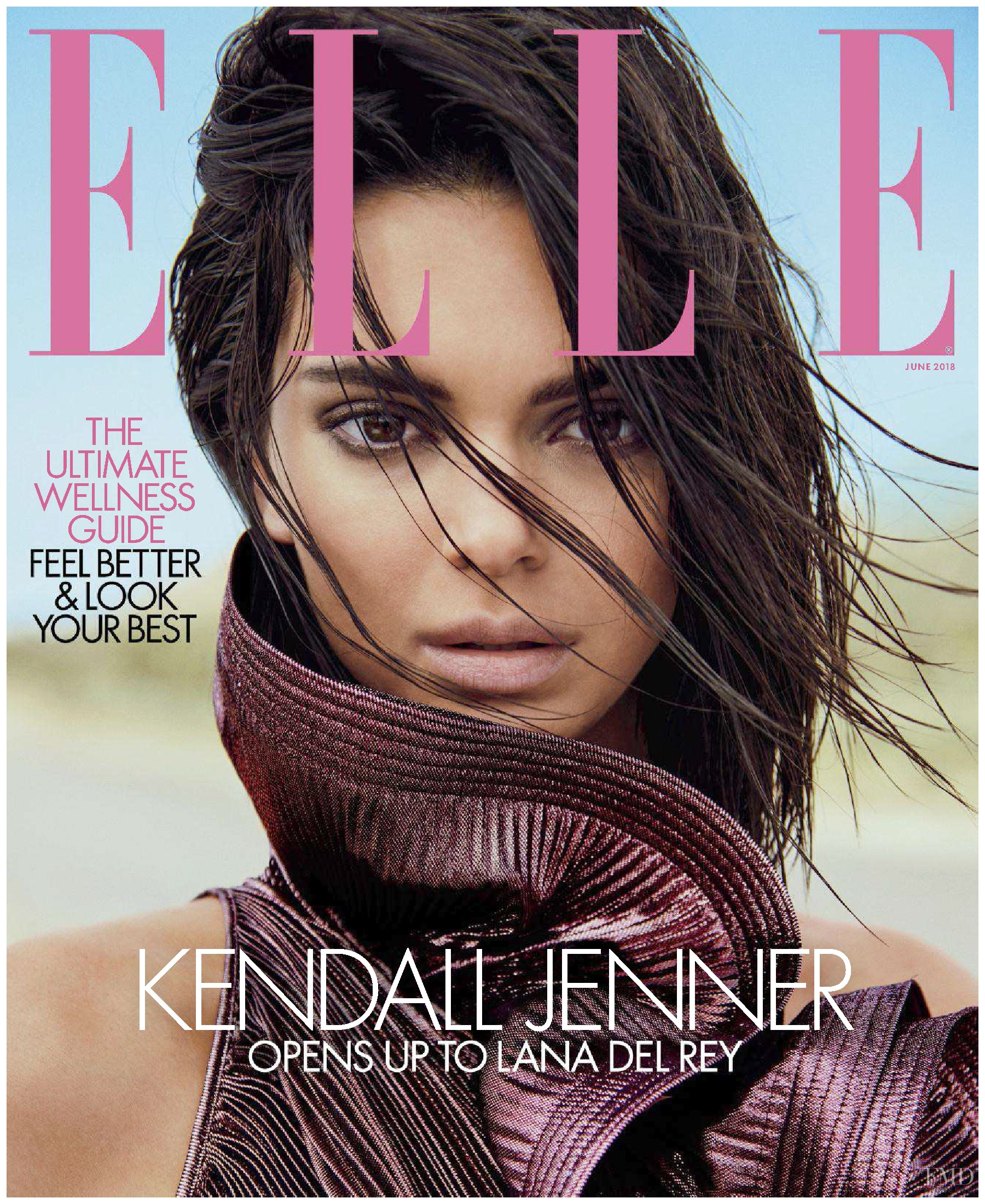 Cover of Elle USA with Kendall Jenner, June 2018 (ID:46837)| Magazines ...