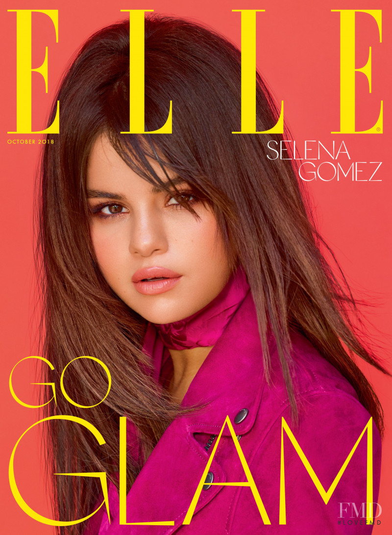 Selena Gomez featured on the Elle USA cover from October 2018