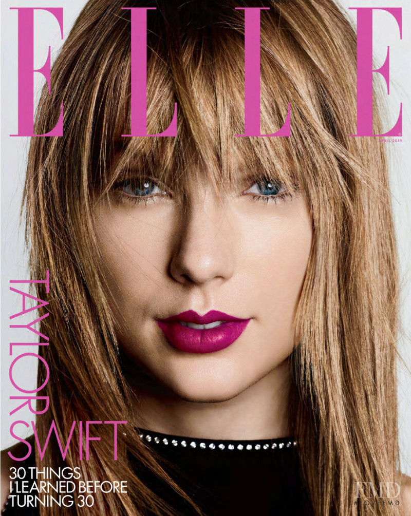 Taylor Swift featured on the Elle USA cover from April 2019
