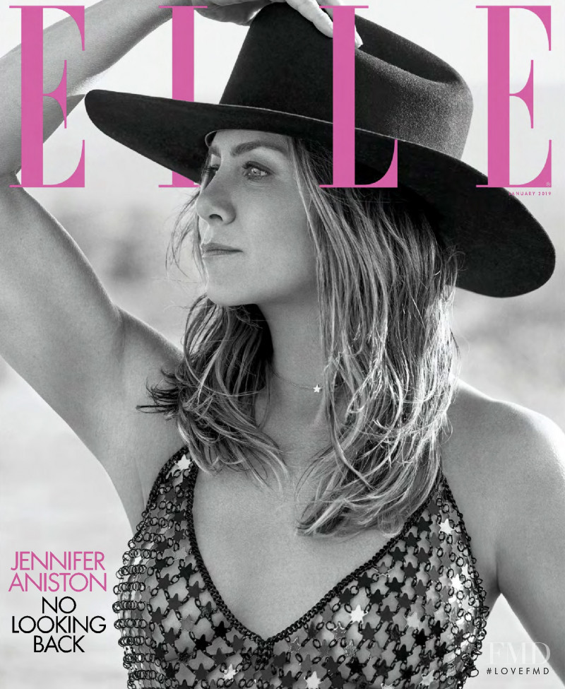 Jennifer Aniston featured on the Elle USA cover from January 2019