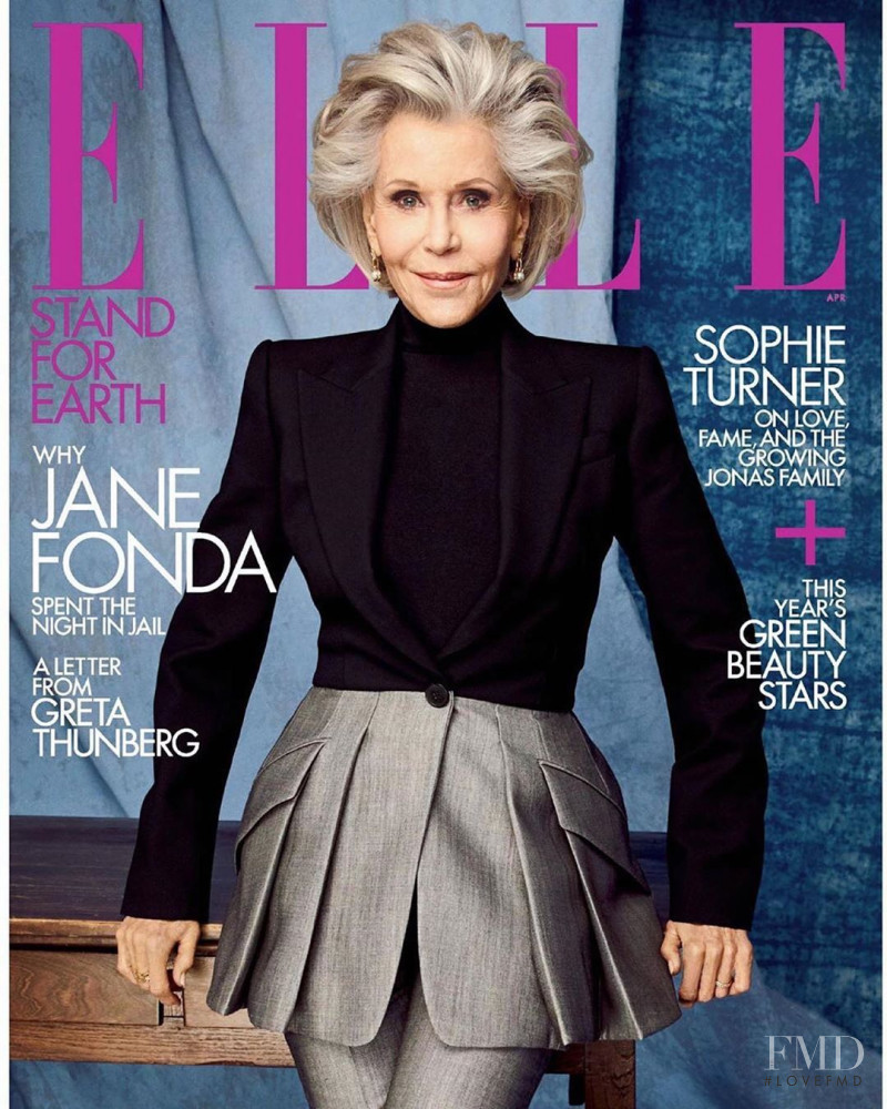Jane Fonda
 featured on the Elle USA cover from April 2020