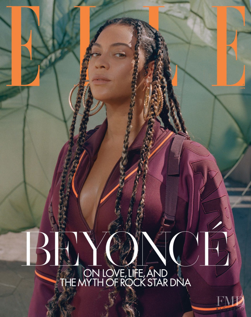  featured on the Elle USA cover from January 2020