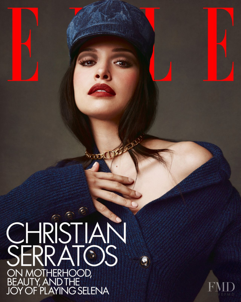 Christian Serratos featured on the Elle USA cover from May 2021