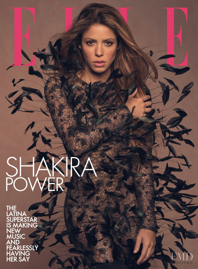 Shakira featured on the Elle USA cover from October 2022