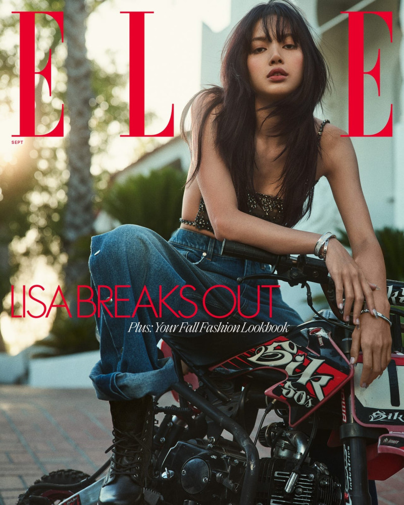 Lalisa Manobal featured on the Elle USA cover from September 2024