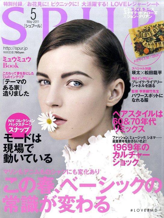 Anna Gushina featured on the Spur cover from May 2011