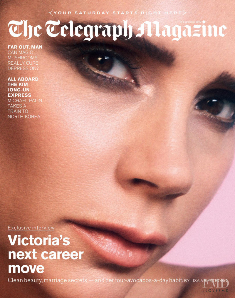 Victoria Beckham featured on the Telegraph Fashion cover from September 2019