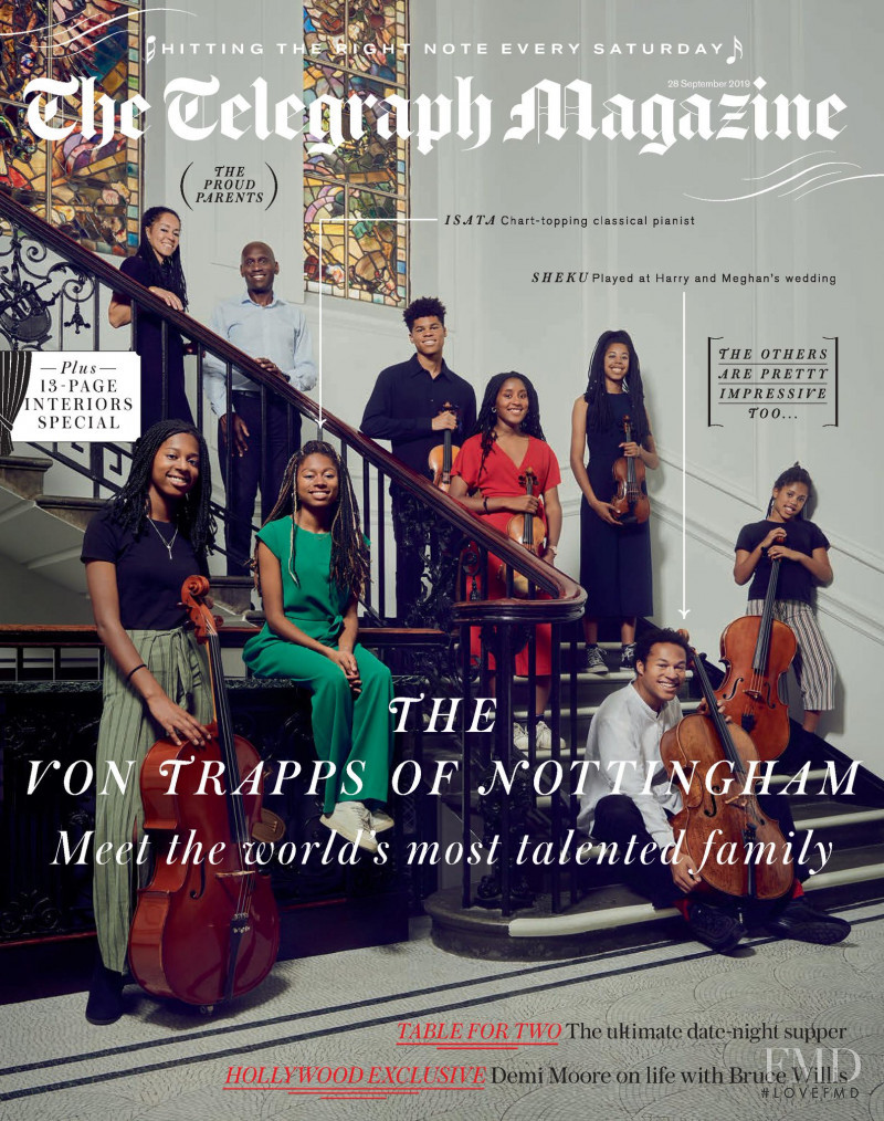  featured on the Telegraph Fashion cover from September 2019