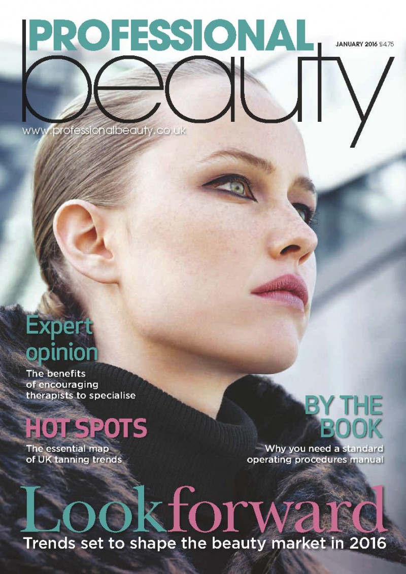  featured on the Professional Beauty UK cover from January 2016