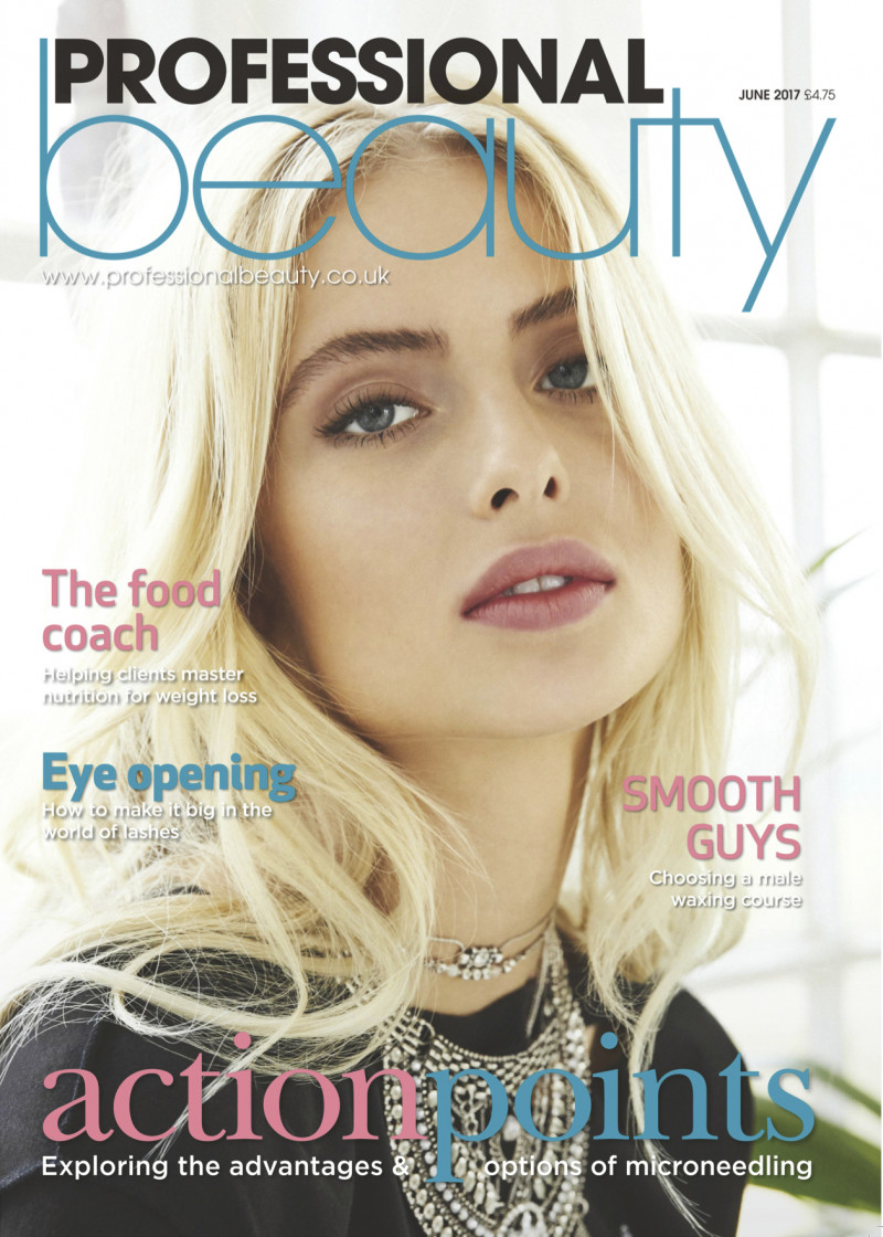 Margaux Alexandra featured on the Professional Beauty UK cover from June 2017