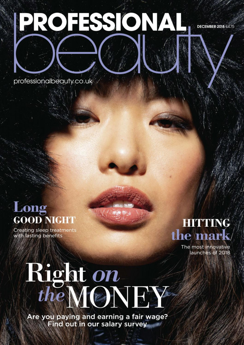  featured on the Professional Beauty UK cover from December 2018