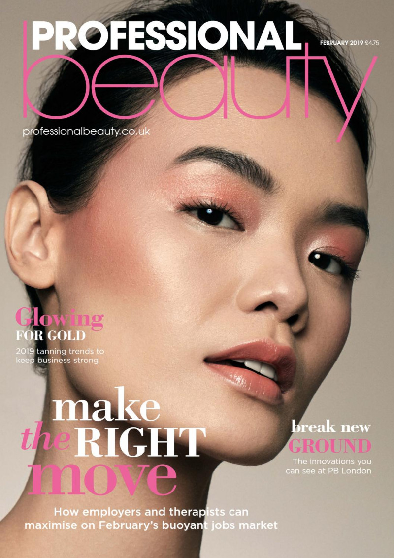  featured on the Professional Beauty UK cover from February 2019
