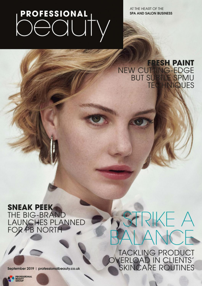  featured on the Professional Beauty UK cover from September 2019