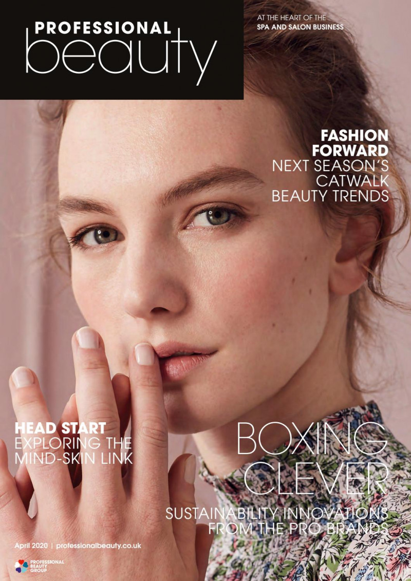  featured on the Professional Beauty UK cover from April 2020