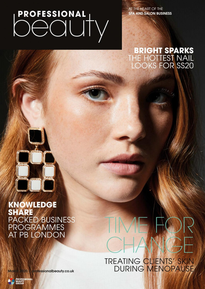  featured on the Professional Beauty UK cover from March 2020