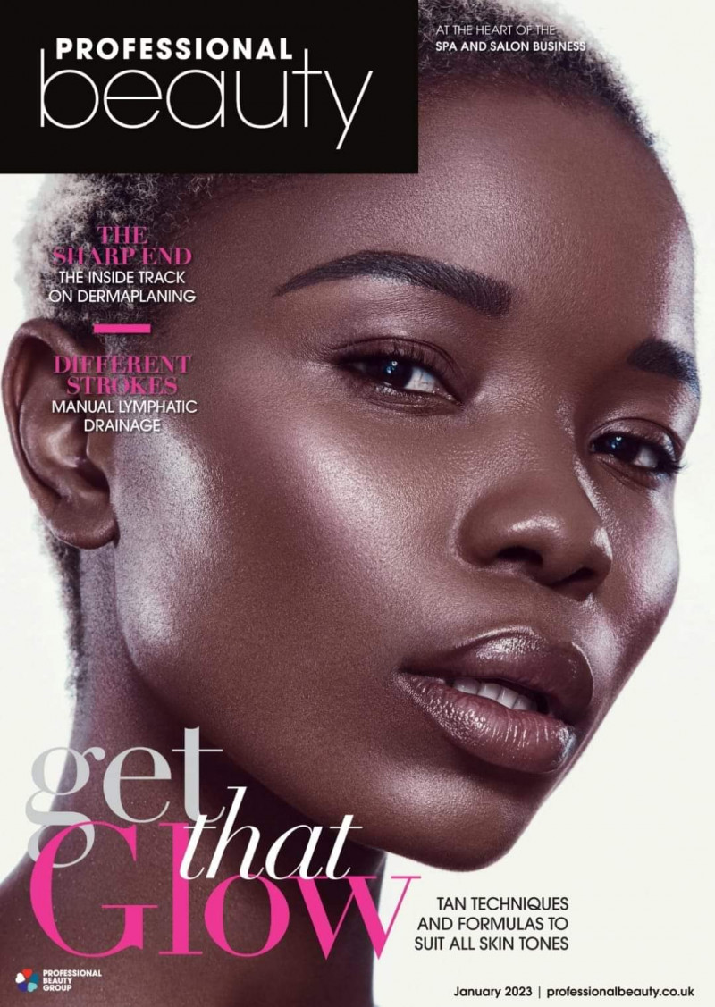  featured on the Professional Beauty UK cover from January 2023