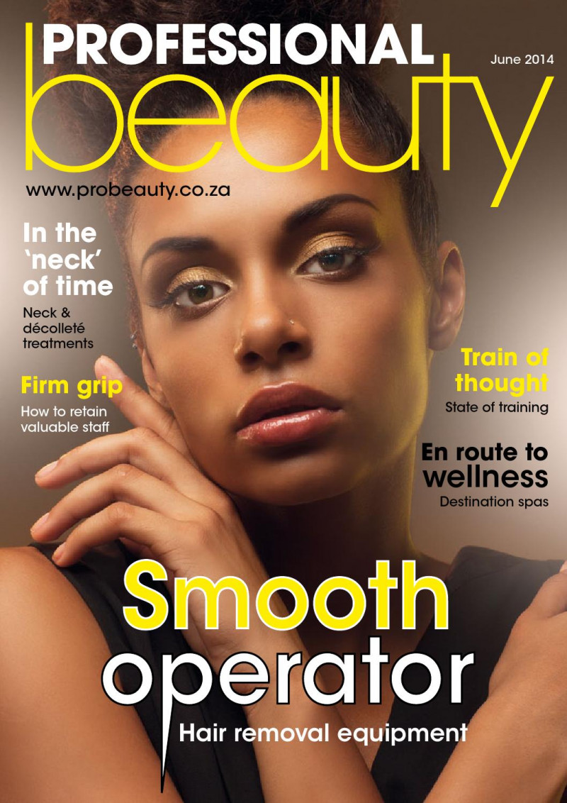  featured on the Professional Beauty South Africa cover from June 2014