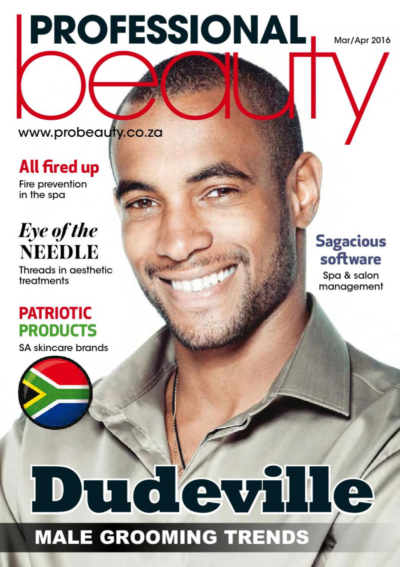 featured on the Professional Beauty South Africa cover from March 2016