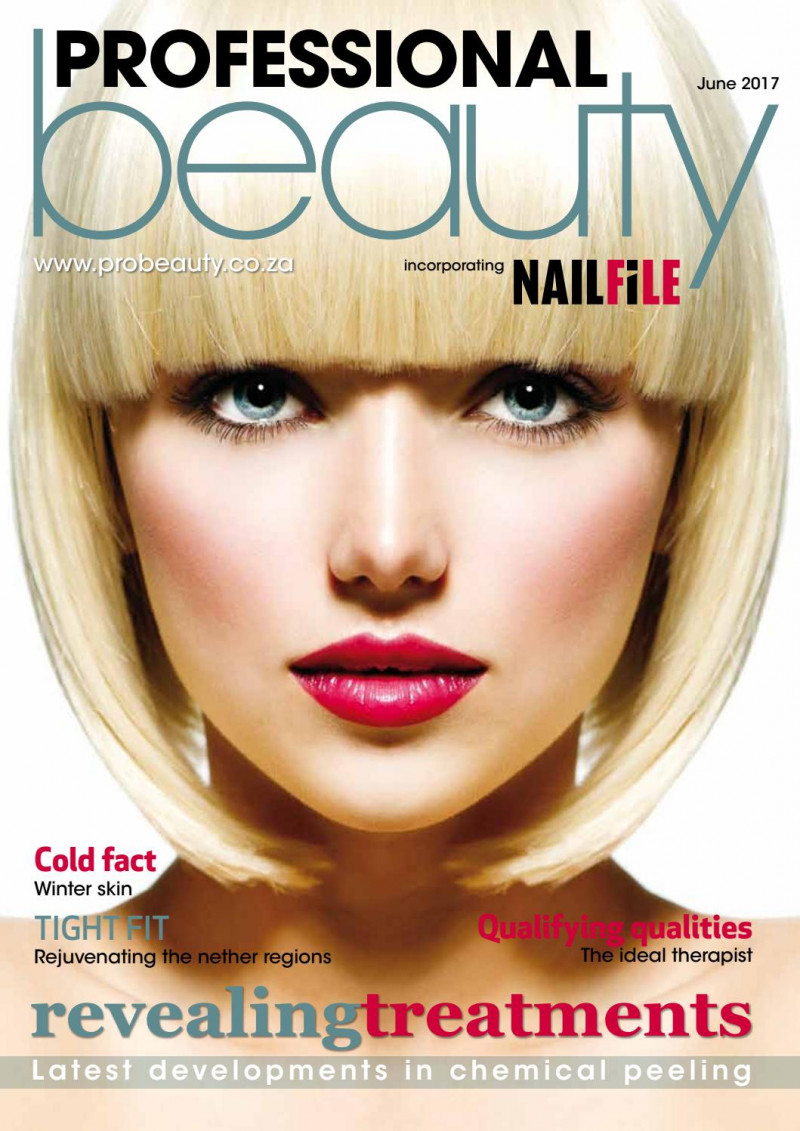  featured on the Professional Beauty South Africa cover from June 2017