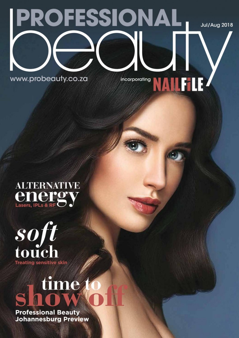  featured on the Professional Beauty South Africa cover from July 2018