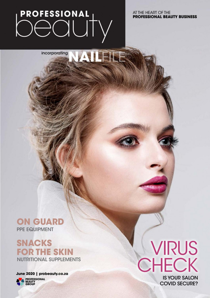  featured on the Professional Beauty South Africa cover from June 2020