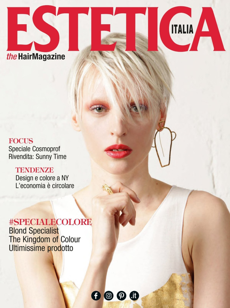  featured on the ESTETICA Italy cover from September 2019