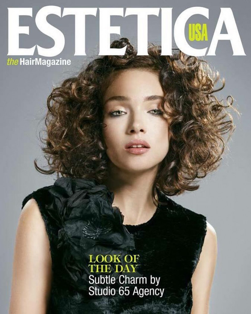 Olga Shutieva featured on the ESTETICA USA cover from October 2016