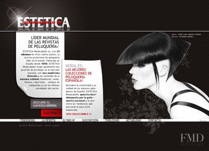  featured on the ESTETICAModacabello.es screen from April 2010