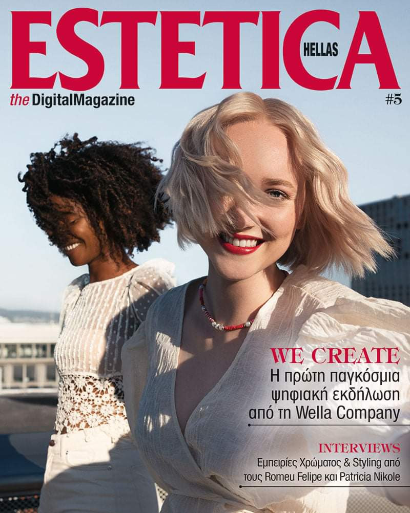  featured on the ESTETICA Hellas cover from July 2021