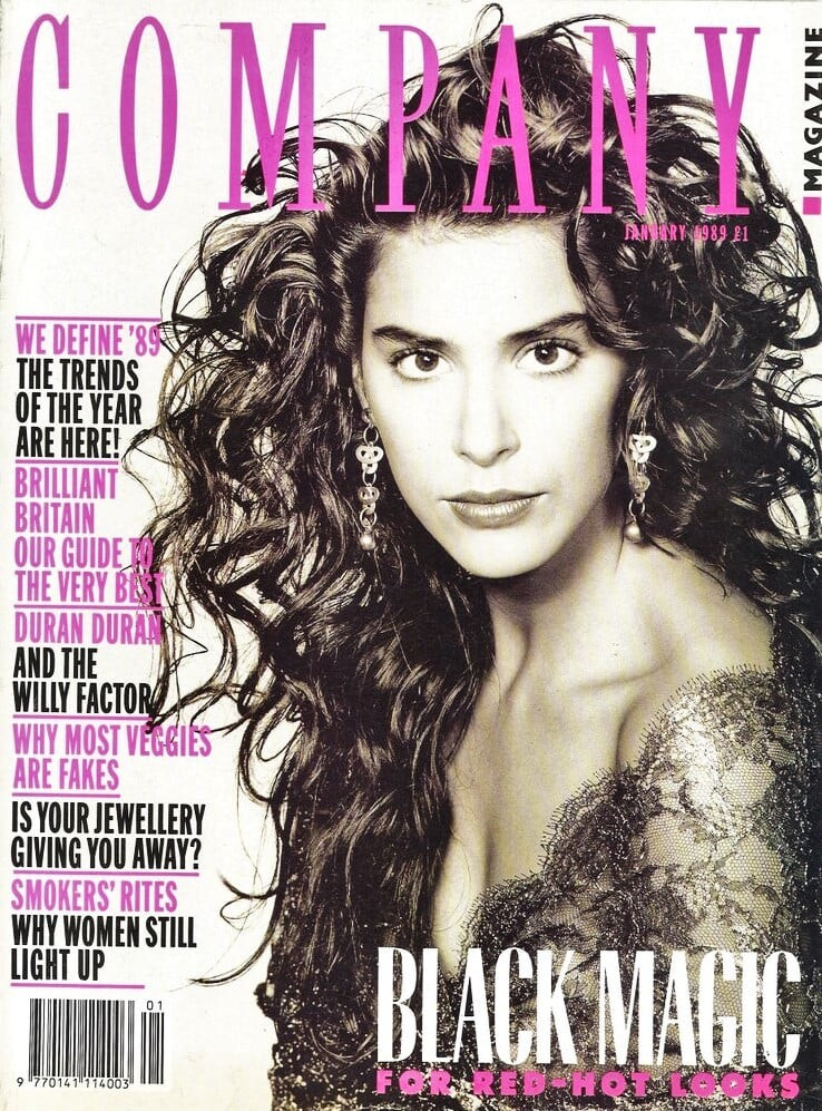 Sonia Resika featured on the COMPANY cover from January 1989