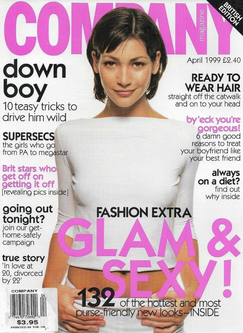 Esmeralda Martin featured on the COMPANY cover from April 1999
