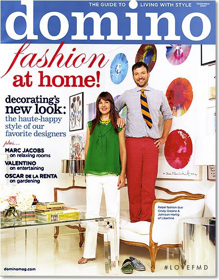  featured on the Domino cover from September 2007