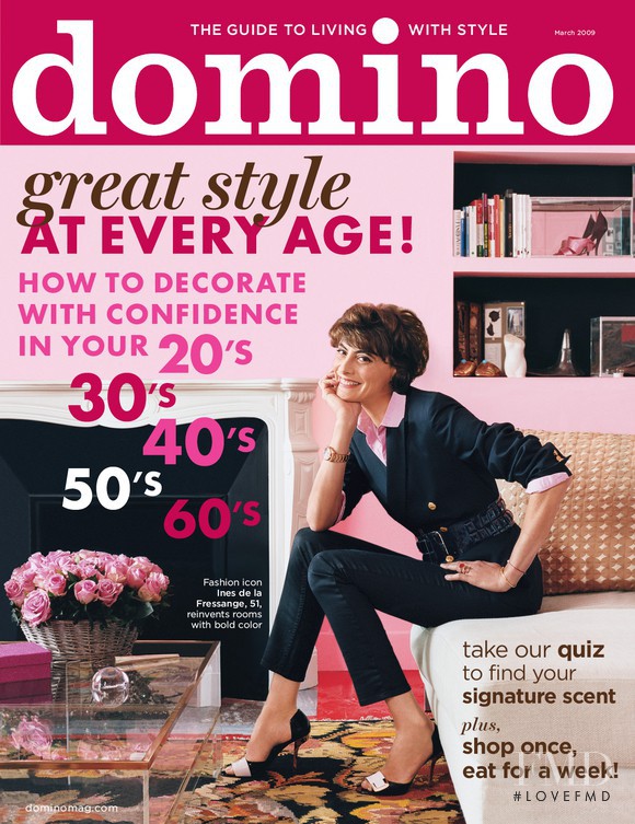  featured on the Domino cover from March 2009