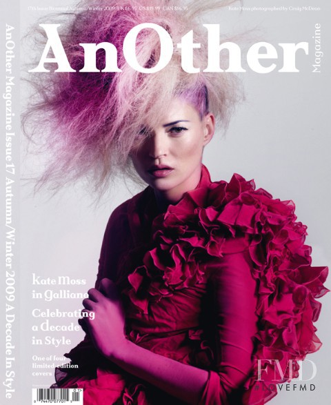 Kate Moss featured on the AnOther cover from September 2009