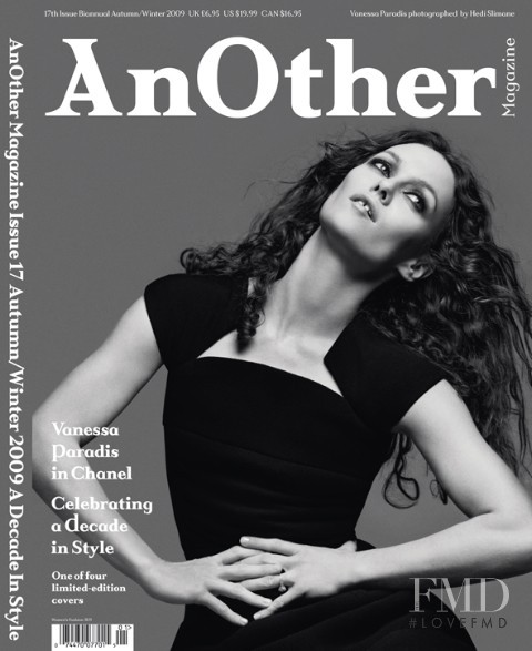 Vanessa Paradis featured on the AnOther cover from September 2009